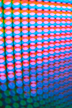 Wall Of Abstract Colorful Lights