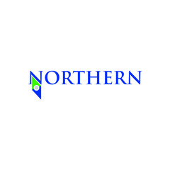 Sticker - Compass Logo. Arrow Icon. Northern Symbol. Vector Eps 10.