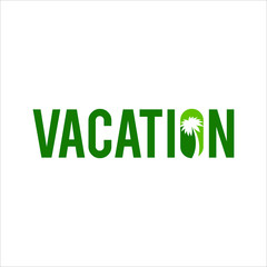 Wall Mural - Letter Vacation Logo. Symbol. Icon Vector Eps 10.