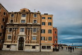 Fototapeta Miasto - san biagio an der uferpromenade in venedig, italien