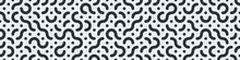 Truchet Random Pattern Generative Tile Art Background Illustration