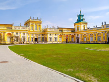Baroque Royal Palace In Wilanów, Poland