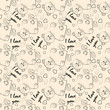 © svarog19801 - contoured seamless childrens illustration of a little bear hugging a heart with I love you drawn on a checked notebook