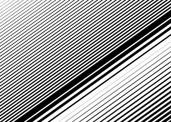 Aufkleber - Oblique, diagonal dynamic lines pattern. Straight parallel skew stripes illustration. Slope, asymmetric lineal, linear element.