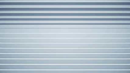 Poster - Horizontal 3d lines geometric animation. Clean abstract background for modern business promo. Blinds visual effect. Seamless loop.