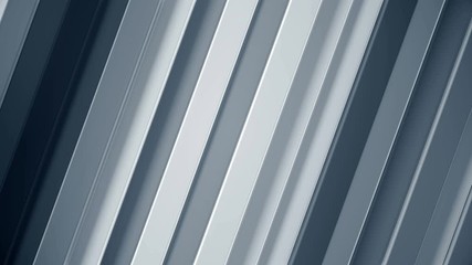Fototapete - 3d render futuristic background. Diagonal lines abstract pattern. Modern blank for business presentation slides. Seamless loop.