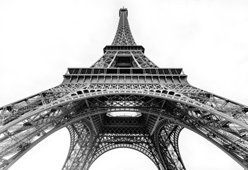  Eiffel Tower on white background