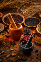 Wall Mural - Assortment of spices