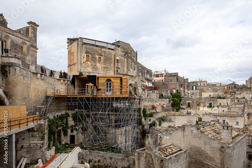 Cuadros en Lienzo Bond apartment from the movie No Time to Die in Sassi, Matera, Italy
