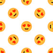 © Ketmut - Emoji Love seamless texture