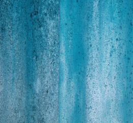 Wall Mural - The wall is painted with blue paint as an abstract background