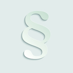 Poster - paragraph - black vector icon paper icon with shadow