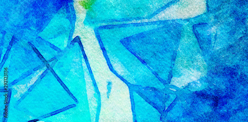 Abstract watercolor texture background, colorful bright splashes and strokes,...