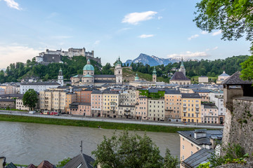 Canvas Print - Salzburg from the Kapuzinerberg