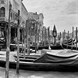 Venice, Italy. Gondolas on the Grand Canal
