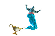 The Genie From The Lamp 3D Render