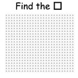 © Bon_man - Find the false figure. A sheet of visual perception, an interesting game. IQ TEST. Flat style. Vector illustration