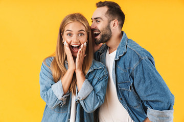 Poster - Portrait of an attractive young couple