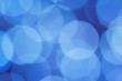 © fotofabrika - Blue abstract lights bokeh blurred christmas background