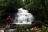 Fototapeta Łazienka - Man Daeng Waterfall at Phu Hin Rong Kla National Park, Phitsanulok