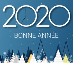 Wall Mural - 2020 Bonne année