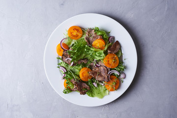 Sticker - salad with roast beef