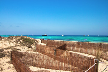 Wall Mural - North beach Island Formentera