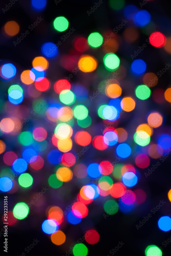 Bunte LIchter als HIntergrund Stock Photo