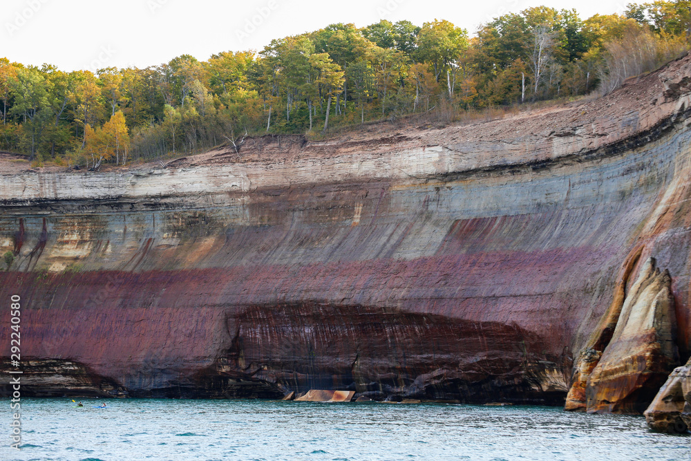 Pitcher Rocks Mi Pictured Rocks National Lakeshore in the south shore of Lake Superior ...