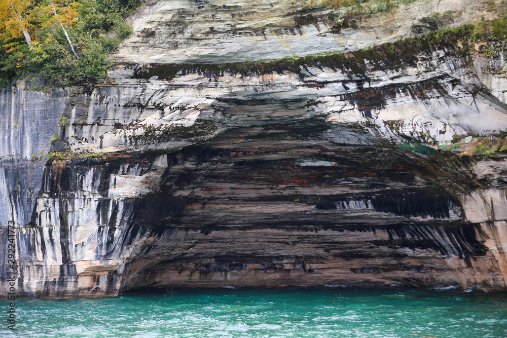 Pitcher Rocks Mi Pictured Rocks National Lakeshore in the south shore of Lake Superior ...