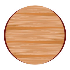 Wall Mural - wooden style circular background icon