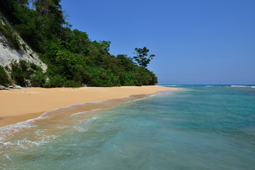 Canvas Print - tropical beach and sea