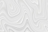 Fototapeta Abstrakcje - White background 3 d with elements of waves in a fantastic abstract design, the texture of the lines in a modern style for wallpaper. Light gray template for wedding ceremony or business presentation.