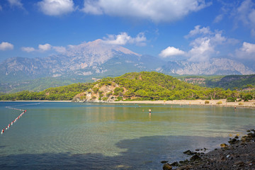 Wall Mural - Beautiful bay at the ancient Phaselis city, Turkey