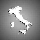 Fototapeta  - map of Italy