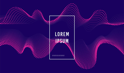 Aufkleber - Moving colorful abstract background. Dynamic Effect. Vector Illustration. Design Template.