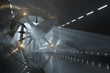 © Viaframe - Wind tunnel with light rays