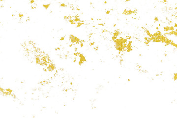 Naklejka na meble Golden brush stroke design element. Abstract gold watercolor texture paint stain illustration.