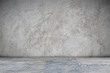 © banphote - Abstract grunge wall texture. Gray concrete wall and floor interior background for design art work. Empty cement room in perspective view