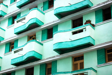 Wall Mural - green beautiful balconies