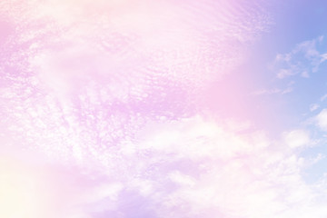 Wall Mural - Antenna for television cable . Blue sky and clouds background