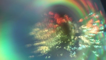 Poster - Beautiful abstract circle of shine with particle space  background.