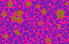 This Graphic Seamless Pattern With Leopard Coat Can Be Used In The Manufacture Of Wallpaper, Textile And Wrapping Paper