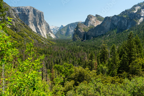 Tunnel View El Capitan Yosemite Valley National Park In California Canvas Print