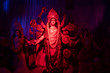 Durga idol at Puja Pandal, Durga Puja festival