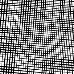 Aufkleber - random tilt, oblique grid, mesh pattern. dynamic slanting intersect lines. abstract grate design. trellis, lattice geometric texture with irregular streaks, stripes