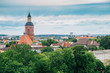 Old town panorama view from Spandau Citadel in Berlin, Germany