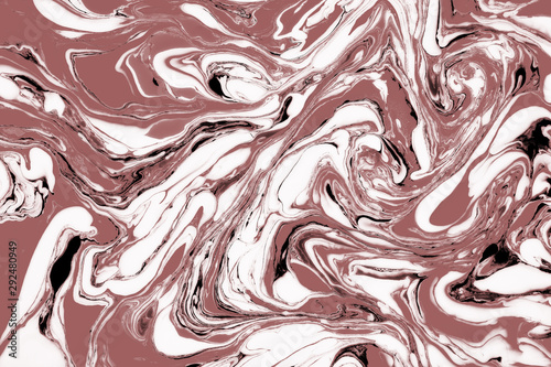 Abstract painting technique Ebru .Turkish style Ebru on the water with acryli...