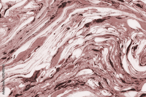 Abstract painting technique Ebru .Turkish style Ebru on the water with acryli...