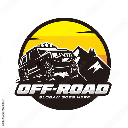 Off road logo vector
